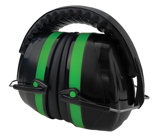 MaxiSafe Folding Earmuff 33dB - Class 5 - Green HRE664 EarMuff Maxisafe