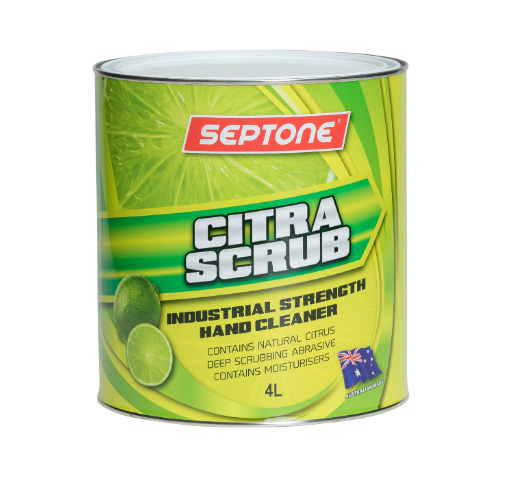 Septone Citra Scrub Hand Cleaner 4 Litre IHCS4 CW Brands Septone