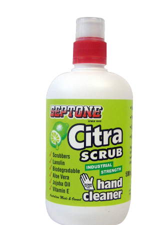 Septone Citra Scrub Hand Cleaner 500ml IHCS500 CW Brands Septone