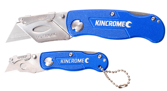 Kincrome Folding Utility Knife Set 2 Piece Lock-Back K060022 Knife Kincrome