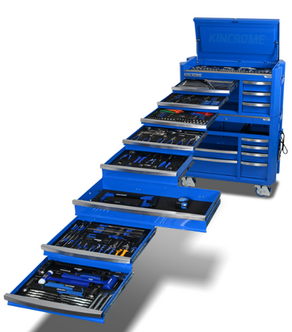 Kincrome CONTOUR Workshop Tool Kit 545 Piece 17 Drawer 42" Blue K1958 Pick Up In Store Kincrome Kincrome