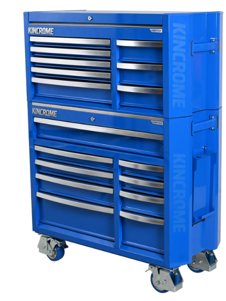 Kincrome CONTOUR Workshop Tool Kit 545 Piece 17 Drawer 42" Blue K1958 Pick Up In Store Kincrome Kincrome