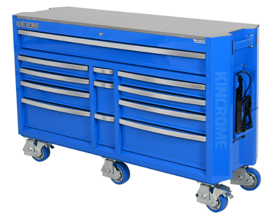 Kincrome CONTOUR Trolley Tool Kit 454 Piece 12 Drawer 60" Blue K1968 Pick Up In Store Tool Box Kincrome