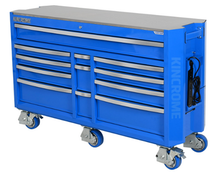 Kincrome CONTOUR Trolley Tool Kit 454 Piece 12 Drawer 60" Blue K1968 Pick Up In Store Tool Box Kincrome