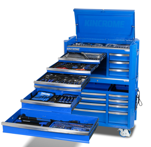 Kincrome CONTOUR Workshop Tool Kit 475 Piece 17 Drawer 42" Blue K1970 Pick Up In Store Tool Box Kincrome