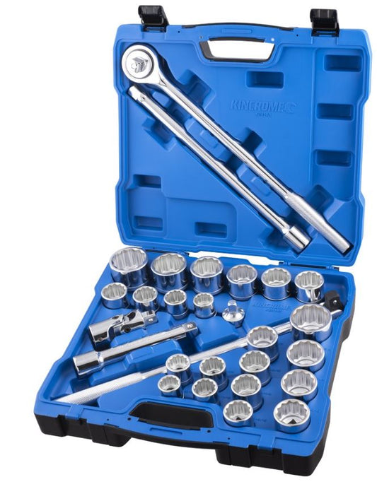 Kincrome Socket Set 28 Piece 3/4" Drive Metric & Imperial K28145 Pick Up In Store Socket Set Kincrome