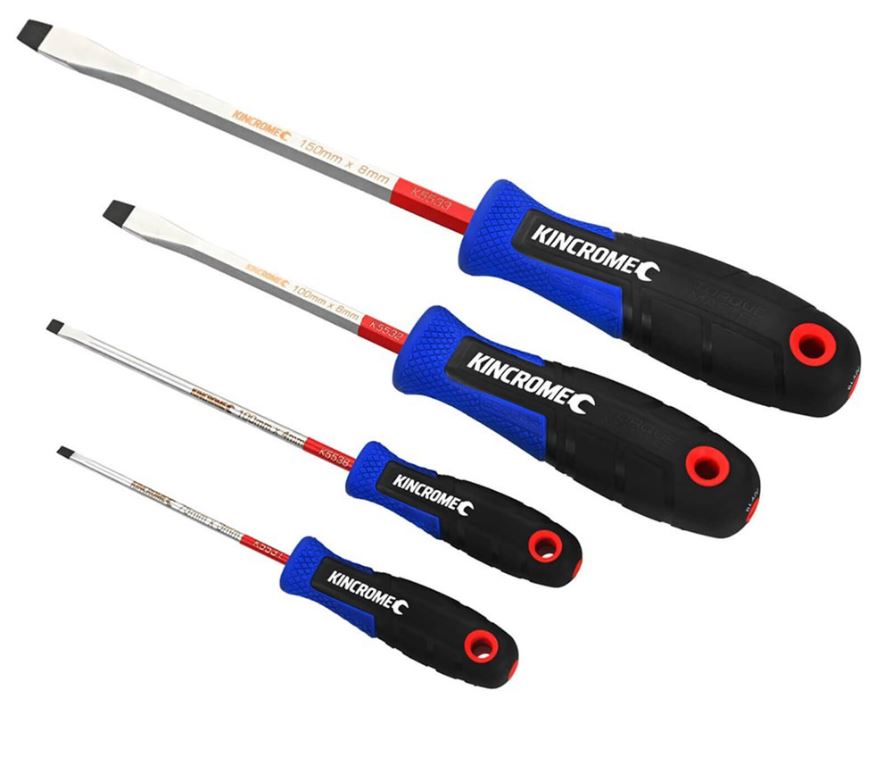 Kincrome Torquemaster Blade Screwdriver Set 4 Piece K5519 screwdriver Kincrome