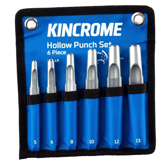 Kincrome Hollow Punch Set 6 Piece K9449 punch set Kincrome