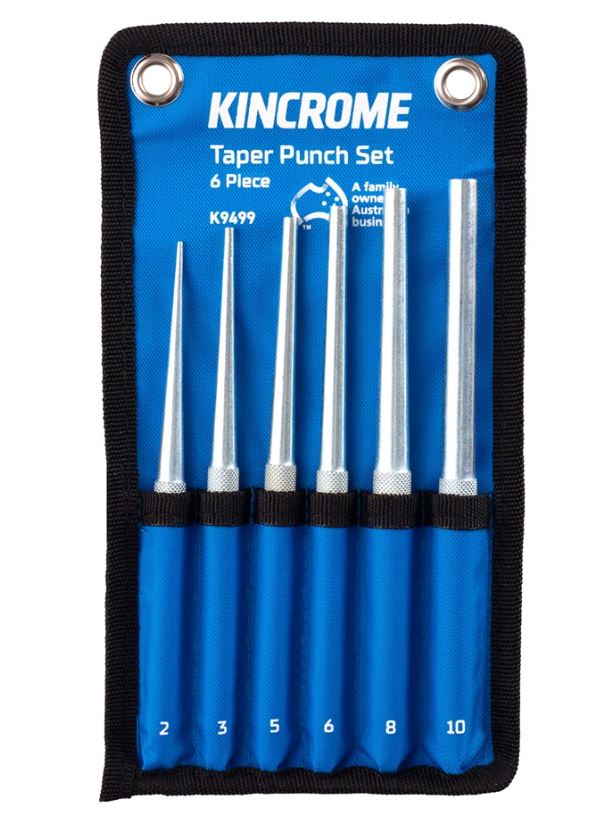 Kincrome Taper Punch Set 6 Piece K9499 punch set Kincrome