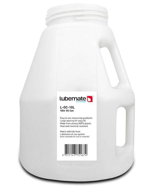 Lubemate 10 Litre Oil Can L-OC-10L Can Lubemate