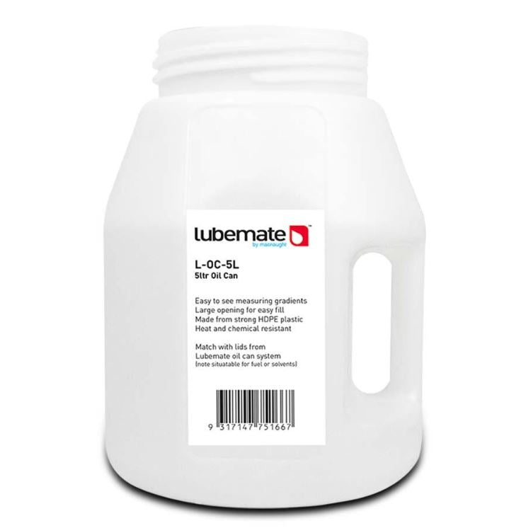 Lubemate 5 Litre Oil Can L-OC-5L Can Lubemate