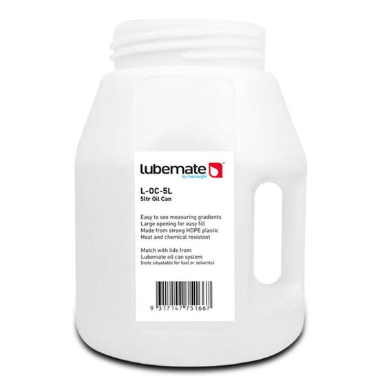 Lubemate 5 Litre Oil Can L-OC-5L Can Lubemate