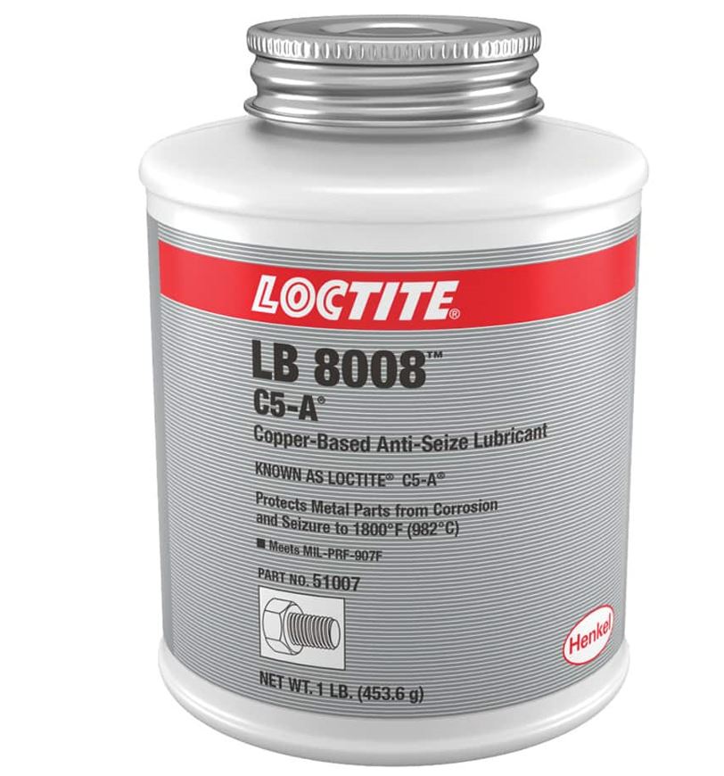 Loctite LB-8008 Anti Seize C5-a Copper Based 453.6gm or 454g LB-8008-454G/LOCTITE Lubricants Loctite