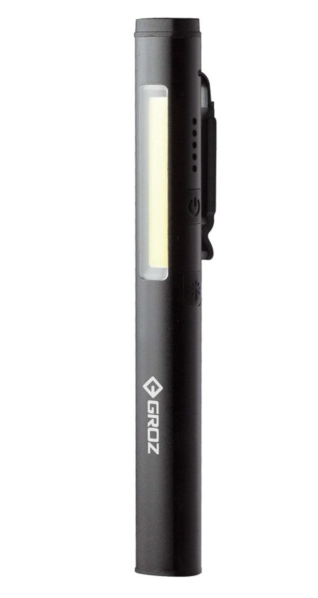 Groz Penlight with UV & Laser Rechargeable LED-175 penlight Groz