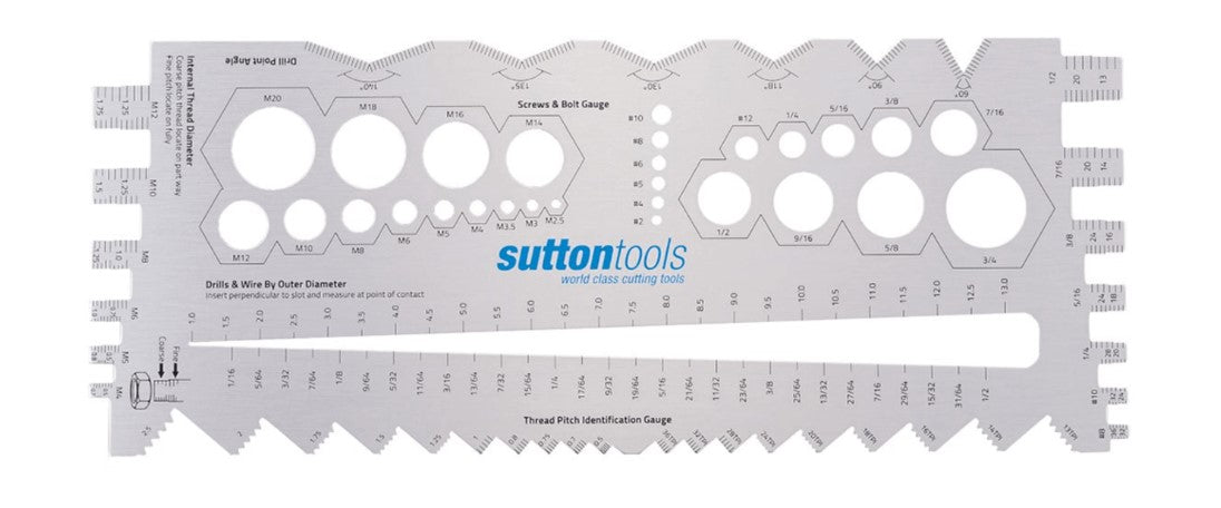 Sutton Metric & Imperial Multi Function Gauge M8100650 gauge Sutton Tools