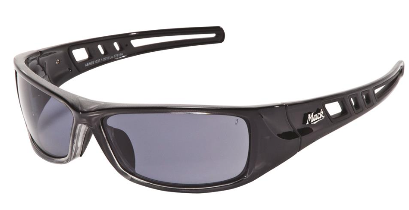 Mack B-Double Smoke Black Polarised Safety Glasses MKBDOUBLESM0000 Safety Glasses Mack