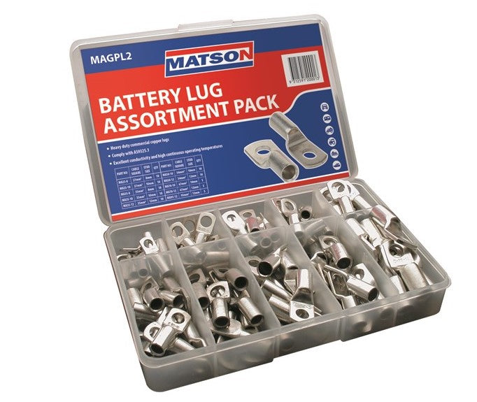 Matson Cable Lug Assortment Pack MAGPL2 Cable Lugs Matson