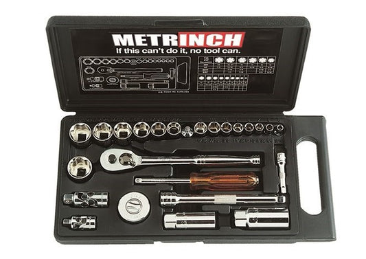 Metrinch Standard Socket Set 1/4" & 3/8" Drive MET-0300 Socket Set Metrinch