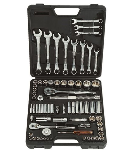 Metrinch Socket & Spanner Set 1/4", 3/8" & 1/2" Drive 71 Piece MET-0610 Pick Up In Store Spanner Set Metrinch