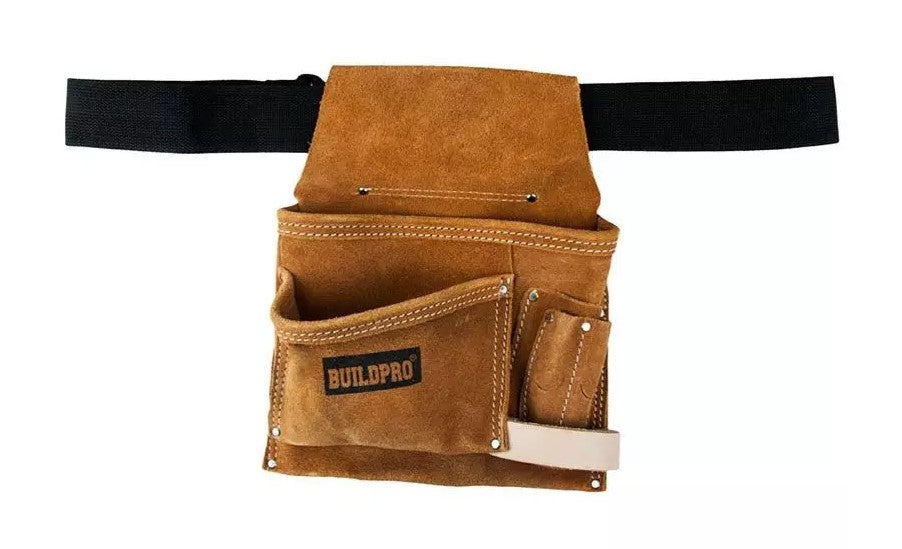 BuildPro 5 Pocket Suede Nail Bag LWTASPL05 Nail Bag BuildPro