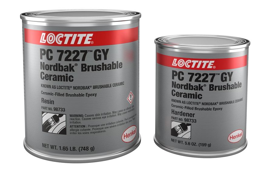 Loctite PC 7227 Brushable Ceramic Reinforced Epoxy Kit Grey 1kg PC-7227-01KG/LOCTITE Epoxy Loctite