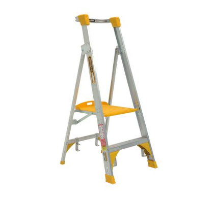 Gorilla Platform ladder Aluminium 0.6m (2ft) Aluminium 180kg Heavy Duty Industrial PL002-HD Pre-Order Gorilla Hartman Group Gorilla Hartman Group