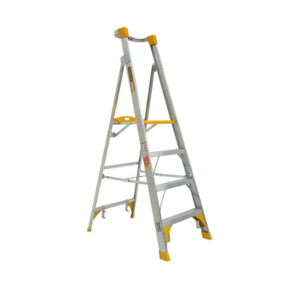 Gorilla Platform ladder Aluminium 1.2m (4ft) Aluminium 180kg Heavy Duty Industrial PL004-HD Pre-Order Gorilla Hartman Group Gorilla Hartman Group