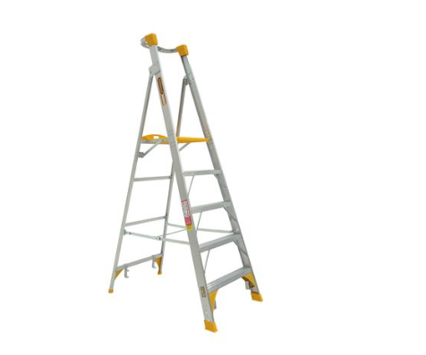 Gorilla Platform ladder Aluminium 1.5m (5ft) Aluminium 180kg Heavy Duty Industrial PL005-HD Pre-Order Gorilla Hartman Group Gorilla Hartman Group