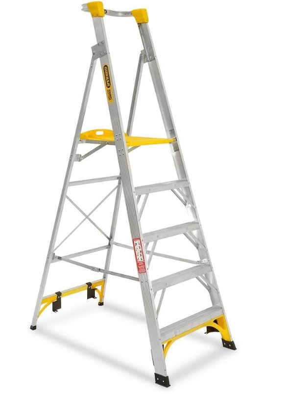 Gorilla 5-Step 150kg 5FT Aluminium Platform Ladder PL005-I Pick Up In Store Gorilla Hartman Group Gorilla Hartman Group