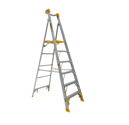 Gorilla Platform ladder Aluminium 1.8m (6ft) Aluminium 180kg Heavy Duty Industrial PL006-HD Pre-Order Gorilla Hartman Group Gorilla Hartman Group