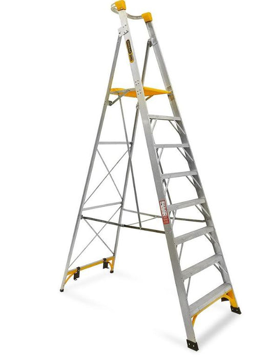 Gorilla Step 150kg 2.4M 8FT Aluminium Platform Ladder PL008-I Pick Up In Store Gorilla Hartman Group Gorilla Hartman Group