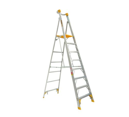 Gorilla Platform ladder Aluminium 2.4m (8ft) Aluminium 180kg Heavy Duty Industrial PL008-HD Pre-Order Gorilla Hartman Group Gorilla Hartman Group