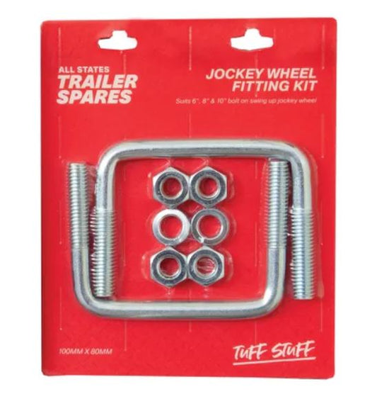 All States Trailer Jockey Wheel U Bolt suit 100x50mm D/Bar x2 R1478G U Bolt All States Trailer Spares