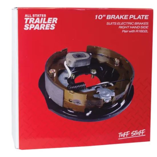 All States Trailer Backing Plate Electric 10inch Right Hand R1602R Brake Plate All States Trailer Spares