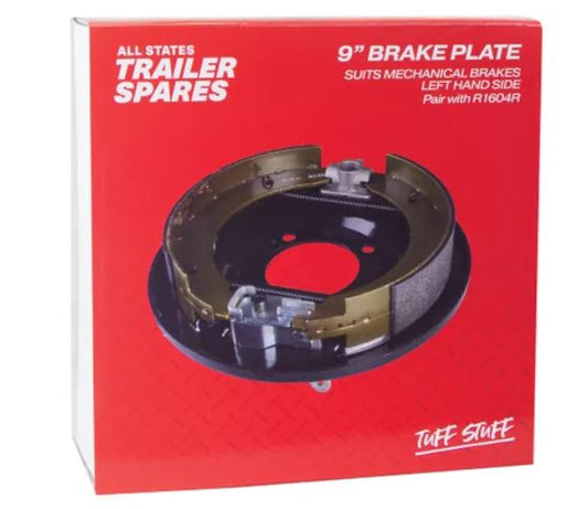 All States Trailer 9 inch Mechanical Backing Plate Left R1604L Brake Plate All States Trailer Spares