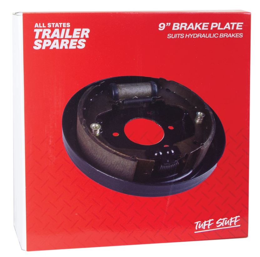 All States Trailer 9 inch Hydraulic Back Plate no Park Lev R1605 Brake Plate All States Trailer Spares