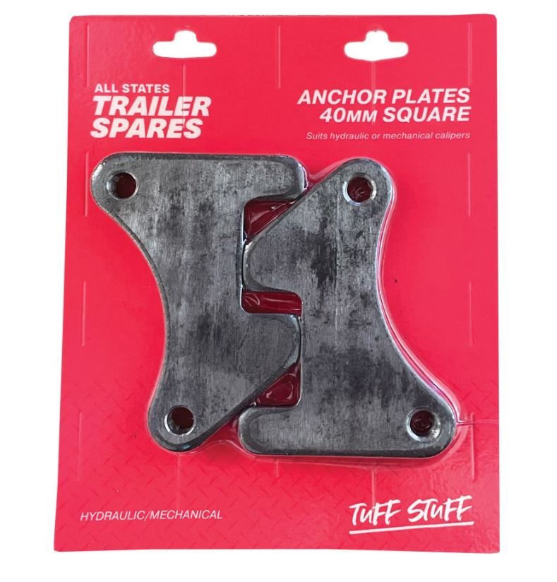 All States Trailer Brake Caliper Anchor Plate To Suit 40mm Square Axle x 2 R1615A Anchor Plate All States Trailer Spares