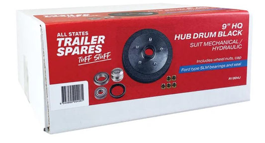 All States Trailer HQ Hub Drum 9in Brg Seal Cap SLM R1904J Hub Drum All States Trailer Spares