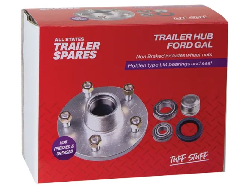 All States Trailer FORD Hub Lazy Zinc Brg Seal Cap LM R1907FG Hub All States Trailer Spares