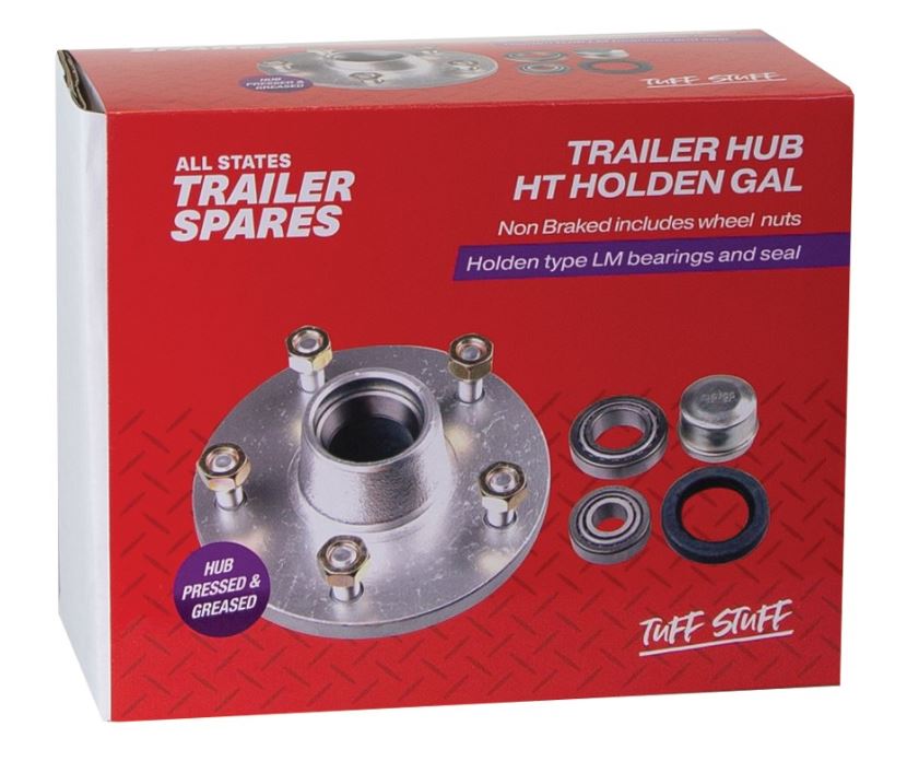 All States Trailer HT Holden Hub Lazy Zinc Brg Seal Cap LM R1907TG Hub All States Trailer Spares