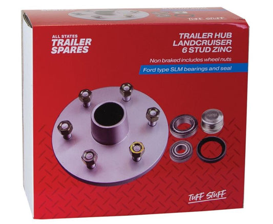 All States Trailer LC6 Hub Lazy Zinc Brg Seal Cap SLM R1909C Hub All States Trailer Spares