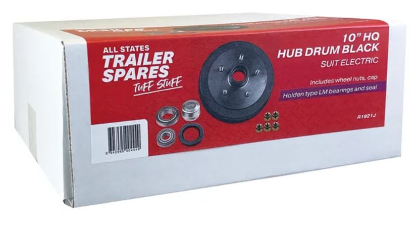 All States Trailer HQ Hub Drum 10in Brg Seal Cap LM R1921J Hub Drum All States Trailer Spares