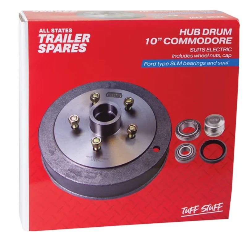 All States Trailer Commodore Hub Drum 10in Brg Seal Cap SLM R1922A Hub Drum All States Trailer Spares