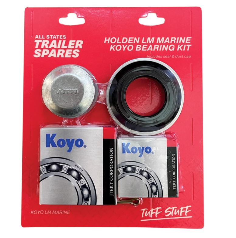 All States Trailer Bearing Kit w/Cap & Marine Seal LM Koyo R1969BM Bearing Kit All States Trailer Spares