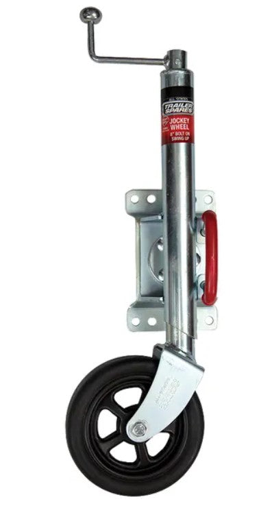 All States Trailer Spares Jockey Wheel Heavy Duty 8inch Swivel Ubolt Clamp 750kg R2124HD Pick Up In Store Jockey Wheel All States Trailer Spares