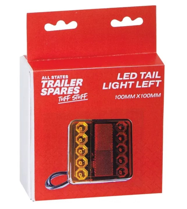 All States Trailer LED Tail Light Left Hand 100mm R4122LEDLH light All States Trailer Spares