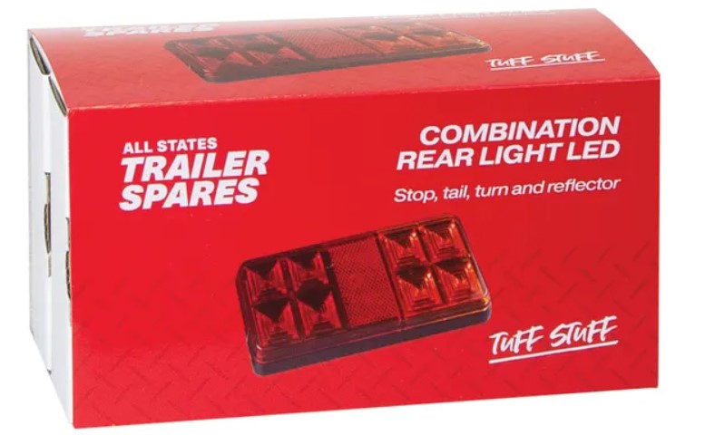 All States Trailer LED Combination Rear LED Lights Stop Tail Turn and Reflector R4122LEDSTR light All States Trailer Spares