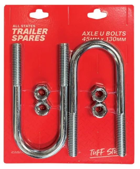 All States Trailer U Bolt 45mmx130mm Round x 2 R5604 U Bolt All States Trailer Spares