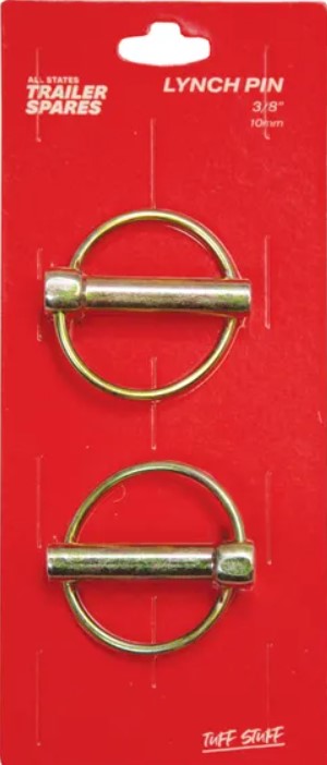 All States Trailer Lynch Pin 10mm &nbsp;(3/9 inch) x 2 R6207 Lynch Pin All States Trailer Spares