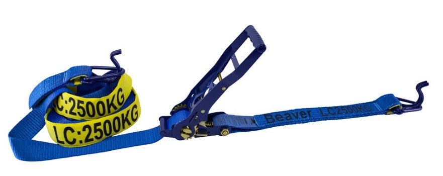 Reversible Hand Ratchet and Strap 50mm x 9M LC 2500kg RTD055PL-REV Hand Ratchet Beaver